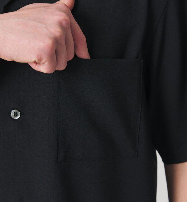 BEAUTY&YOUTH UNITED ARROWS「【WEB限定 WARDROBE SMART】 Reflax オープンカラー シャツ」|シャツ・ブラウス|