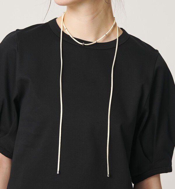 BEAUTY&YOUTH UNITED ARROWS「コード&times;メタルパーツ チョーカー ネックレス」|ネックレス|