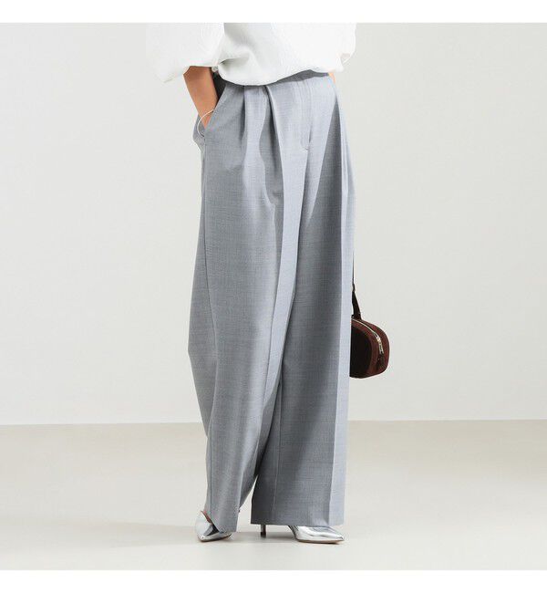 Demi-Luxe BEAMS 「エディター東原妙子 &times; Demi-Luxe BEAMS / ツイル イージー ストレート パンツ」|チノ|