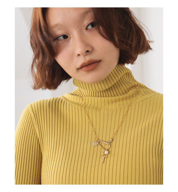 Ray BEAMS 「カラビナ トップ ネックレス」|ネックレス|GOLD
