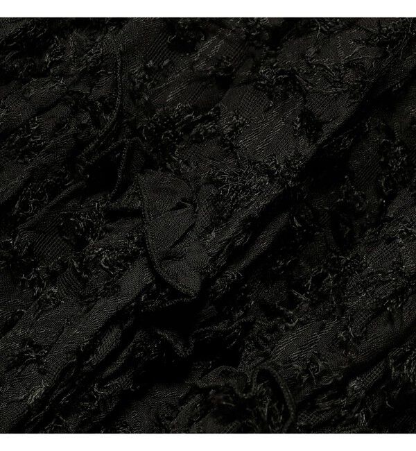 Ray BEAMS 「フリンジ ジャカード クリンクル ワンピース」|ワンピース|