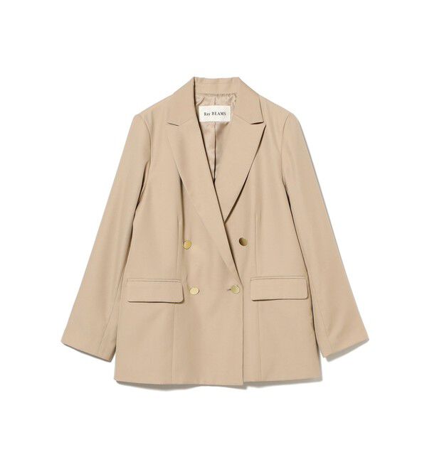 Ray BEAMS 「4ボタン ダブル ブレザー」|テーラードジャケット|