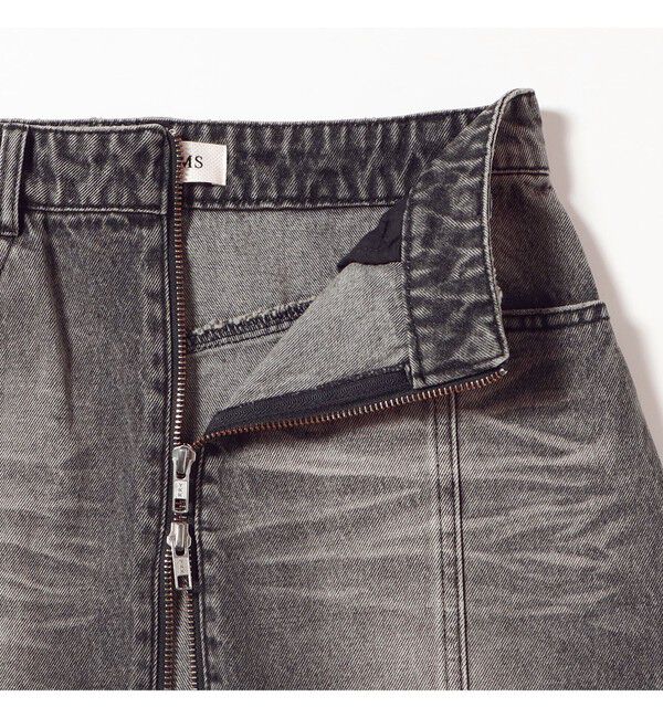 Ray BEAMS 「オーバーダイ デニム スカート」|スカート|