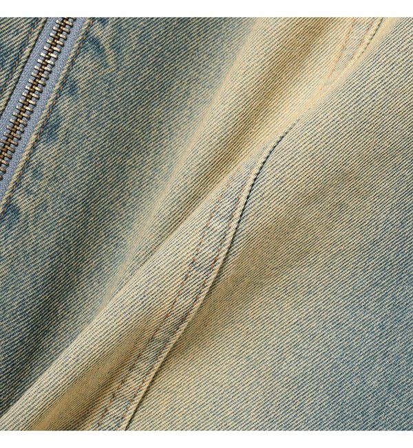 Ray BEAMS 「オーバーダイ デニム スカート」|スカート|