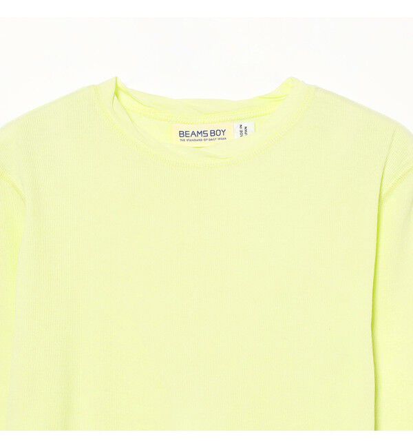 BEAMSBOY「リブ クルー 3/4」|Tシャツ・カットソー|