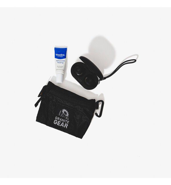 BEAMS「GRANITE GEAR / TRAIL WALLET M」|フィギュア・ホビー|BLACK_GRYLOGO
