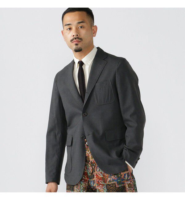 BEAMS PLUS「BEAMS PLUS / コンバットウール 3ボタン ジャケット」|テーラードジャケット|