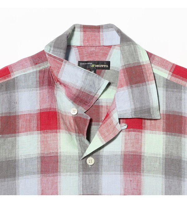 BEAMS PLUS「MOJITO / ABSHINTH SHIRT Linen Plaid」|シャツ・ブラウス|