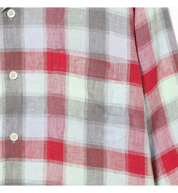 BEAMS PLUS「MOJITO / ABSHINTH SHIRT Linen Plaid」|シャツ・ブラウス|
