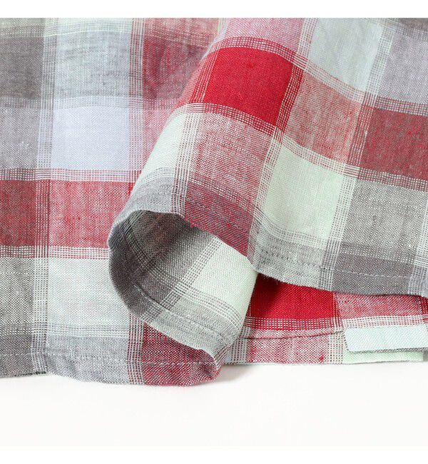BEAMS PLUS「MOJITO / ABSHINTH SHIRT Linen Plaid」|シャツ・ブラウス|