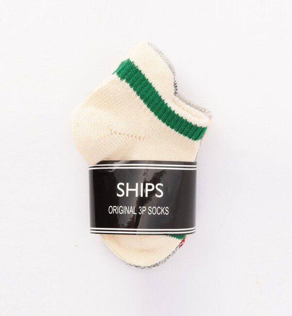 SHIPS KIDS「SHIPS KIDS:ネップ アンクル 3Pソックス」|ソックス|