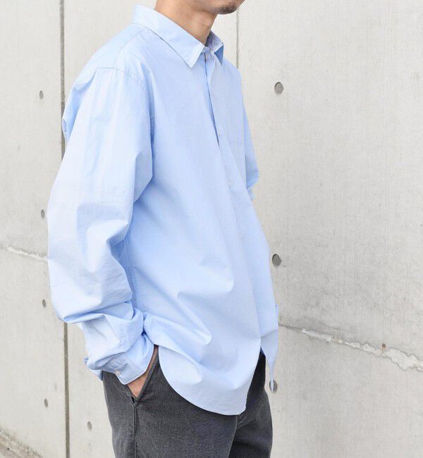 SHIPS any「SHIPS any: ストライプ / ソリッド リラックス レギュラーカラー シャツ 24SS◇」|シャツ・ブラウス|