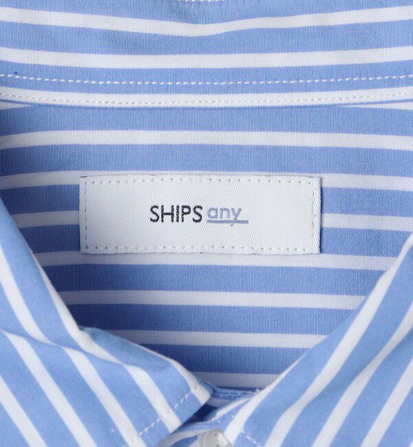 SHIPS any「SHIPS any: ストライプ / ソリッド リラックス レギュラーカラー シャツ 24SS◇」|シャツ・ブラウス|