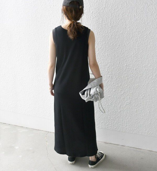 SHIPS any「SHIPS any:〈洗濯機可能〉ワッフル タンク ロング ワンピース」|ワンピース|