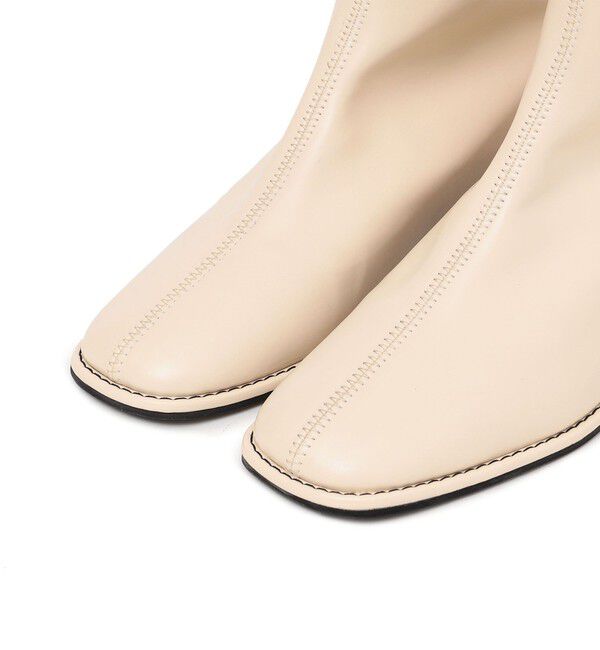 SHIPS any「【SHIPS any別注】eblouna: スクエア フィット ショートブーツ」|ショートブーツ|