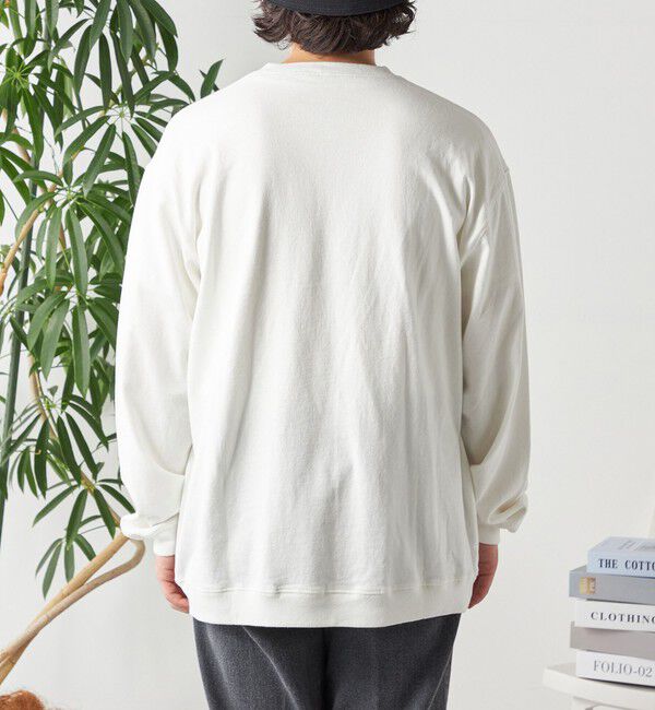 SHIPS any「SHIPS any: COTTON USA ガーメントダイ ヘビーウェイト ヘンリーネック Tシャツ (ロンT)◇」|Tシャツ・カットソー|