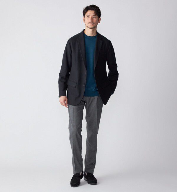 SHIPS「SHIPS:〈FUNCTION〉〈手洗い可能〉ライト サキソニー ストレッチ スラックス パンツ」|スラックス|