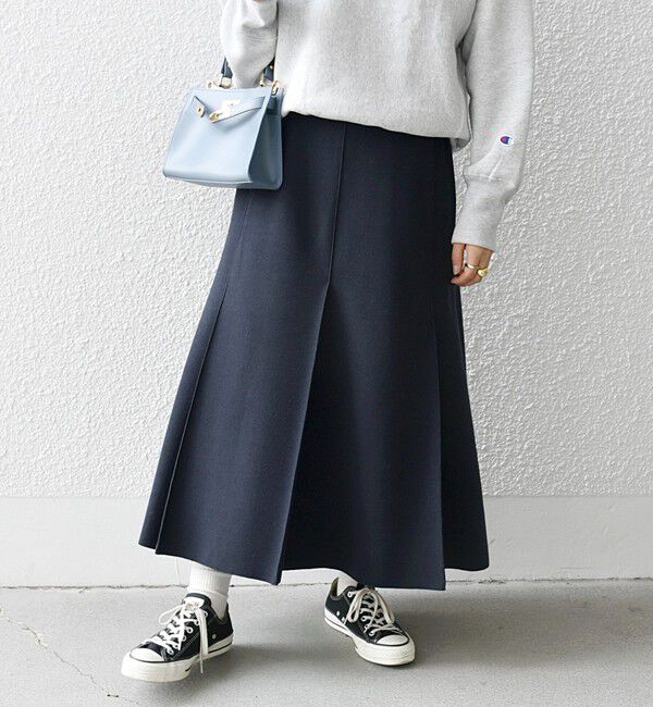 SHIPS any「SHIPS any: エア ニードル タック ミディ スカート」|スカート|