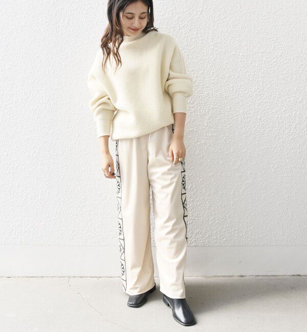 SHIPS any「bon_meur:〈洗濯機可能〉ベロア カットワーク パンツ」|その他|