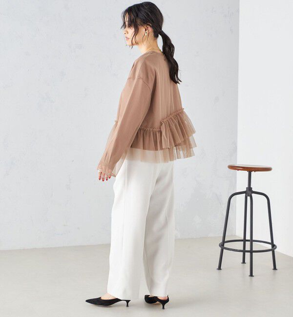 SHIPS for women「〈手洗い可能〉インナーセット チュール デザイン ブラウス ◇」|シャツ・ブラウス|