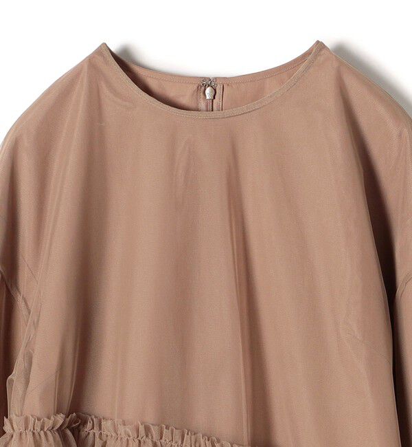 SHIPS for women「〈手洗い可能〉インナーセット チュール デザイン ブラウス ◇」|シャツ・ブラウス|