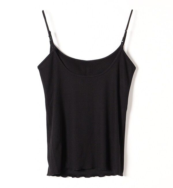 quaranciel「quaranciel:〈洗濯機可能〉バックオープン カップ付き リブ キャミソール」|インナー|