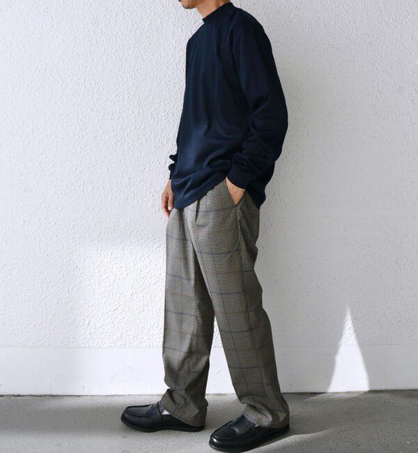 SHIPS any「SHIPS any: スムースコットン モックネック Tシャツ (ロンT)◇」|Tシャツ・カットソー|