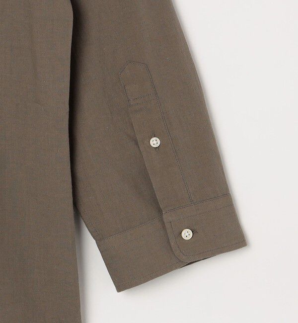 SHIPS any「SHIPS any: 〈洗濯機可能〉コットン / リネン ７分袖 レギュラー シャツ 24SS◇」|シャツ・ブラウス|