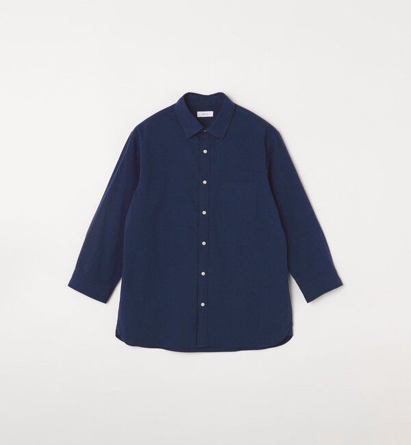 SHIPS any「SHIPS any: 〈洗濯機可能〉コットン / リネン ７分袖 レギュラー シャツ 24SS◇」|シャツ・ブラウス|