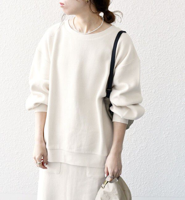 SHIPS any「SHIPS any:〈手洗い可能〉サカリバ ボリューム スリーブ ビッグ プルオーバー」|Tシャツ・カットソー|