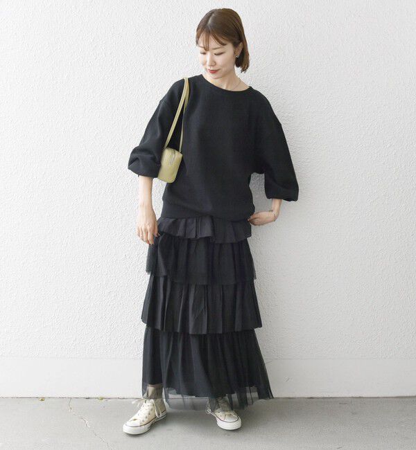 SHIPS any「SHIPS any:〈手洗い可能〉サカリバ ボリューム スリーブ ビッグ プルオーバー」|Tシャツ・カットソー|