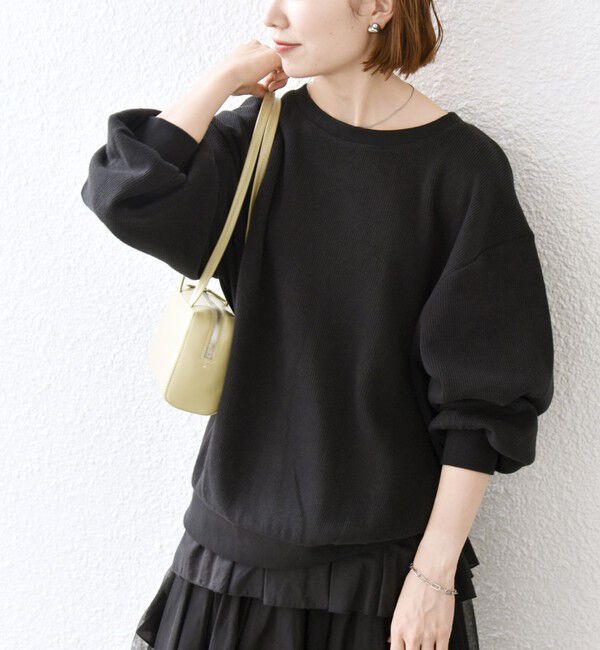 SHIPS any「SHIPS any:〈手洗い可能〉サカリバ ボリューム スリーブ ビッグ プルオーバー」|Tシャツ・カットソー|