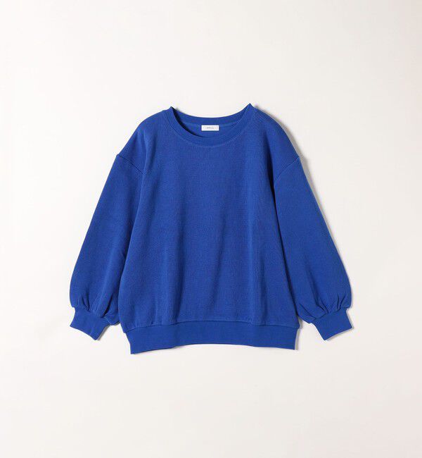 SHIPS any「SHIPS any:〈手洗い可能〉サカリバ ボリューム スリーブ ビッグ プルオーバー」|Tシャツ・カットソー|ブルー