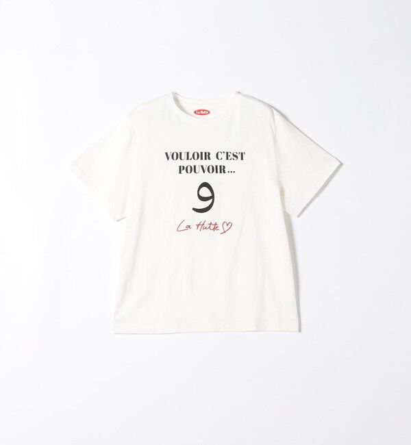 SHIPS any「La Hutte:〈洗濯機可能〉デザイン ロゴ  プリント TEE」|Tシャツ・カットソー|