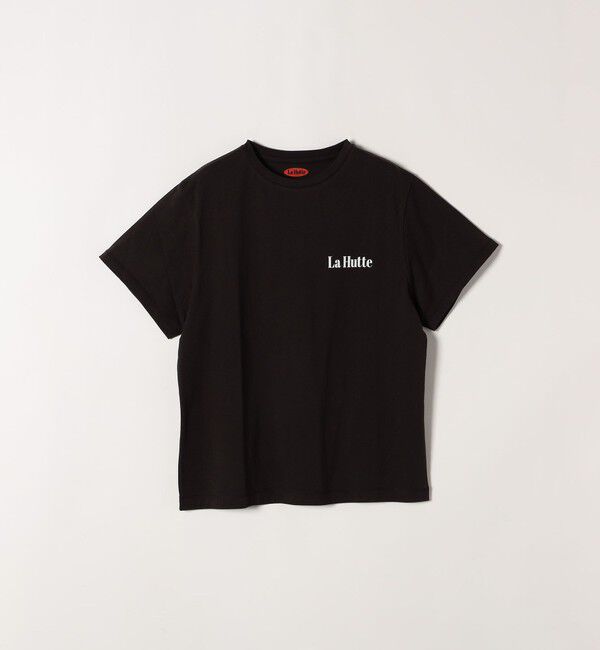 SHIPS any「La Hutte:〈洗濯機可能〉デザイン ロゴ  プリント TEE」|Tシャツ・カットソー|