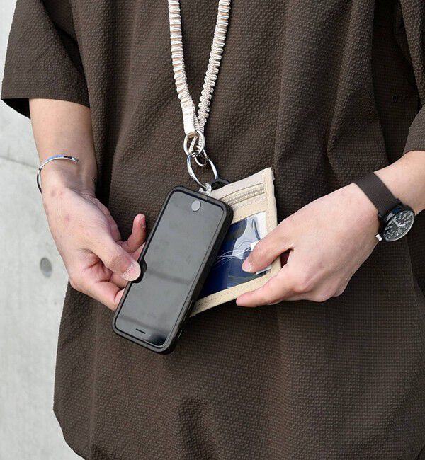 SHIPS any「【SHIPS any別注】BYON BYON: マルチ ID パス ケース スマホストラップ◇」|ストラップ|