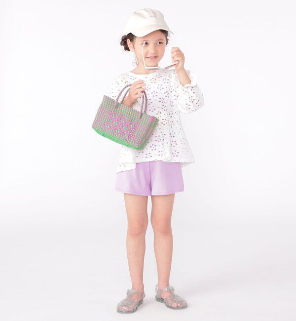 SHIPS KIDS「SHIPS KIDS:120～150cm / フラワー ラッシュガード 3点 ビキニセット」|コンビネゾン|