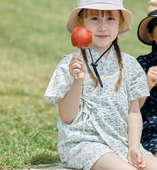 SHIPS KIDS「【WEB限定】SHIPS KIDS:100～130cm / 花柄/トンボ柄 甚平」|その他|