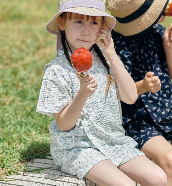 SHIPS KIDS「【WEB限定】SHIPS KIDS:100～130cm / 花柄/トンボ柄 甚平」|その他|