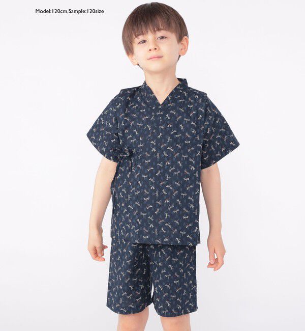 SHIPS KIDS「【WEB限定】SHIPS KIDS:100～130cm / 花柄/トンボ柄 甚平」|その他|