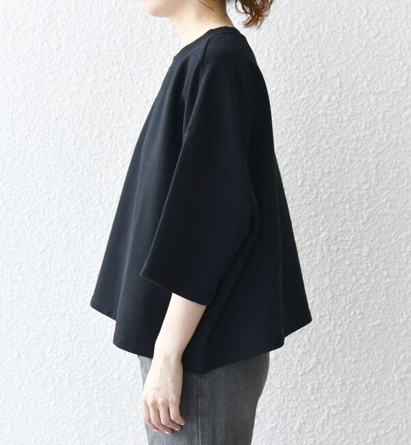 SHIPS any「【WEB限定】SHIPS any:〈洗濯機可能〉インレイ ハーフスリーブ ショートTEE」|Tシャツ・カットソー|