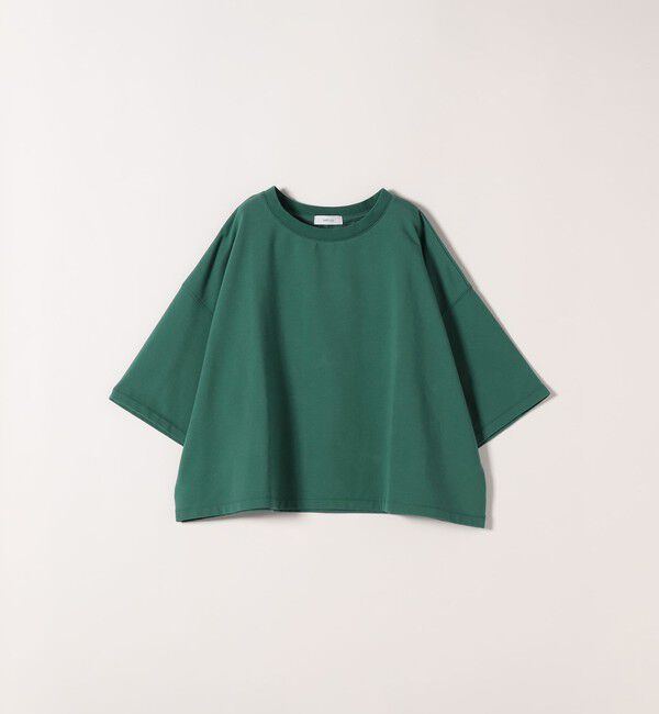 SHIPS any「【WEB限定】SHIPS any:〈洗濯機可能〉インレイ ハーフスリーブ ショートTEE」|Tシャツ・カットソー|