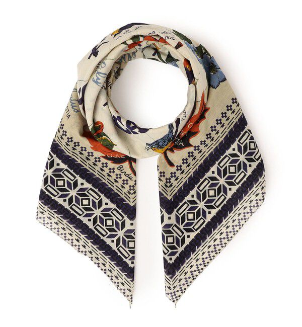 SHIPS for women「BINDU:100*100 スカーフ」|バンダナ・スカーフ|ナチュラル