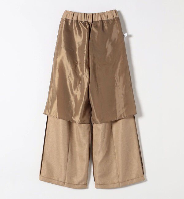 quaranciel「quaranciel:〈洗濯機可能〉ウーステッド イージー ワイドパンツ（セットアップ対応）」|スラックス|