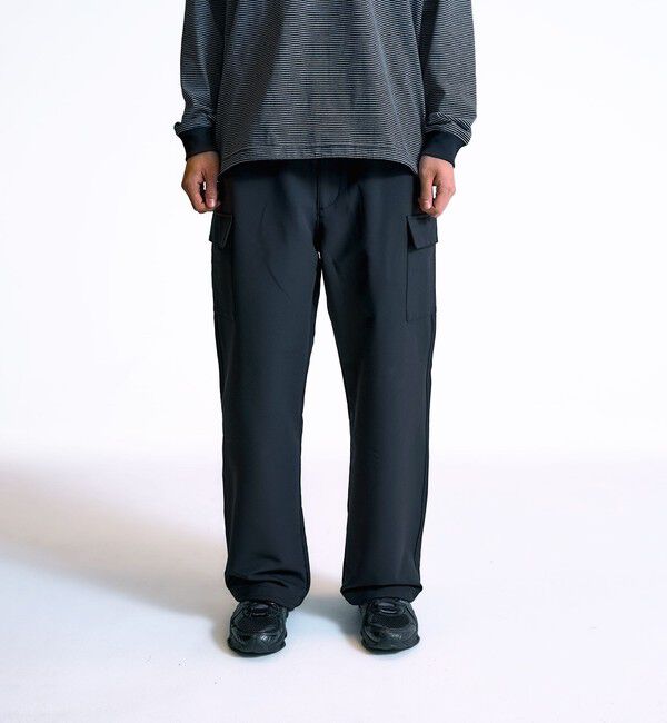 SHIPS「City Ambient Products: SHELTECH Warm(R) ワイド カーゴパンツ」|その他|ブラック