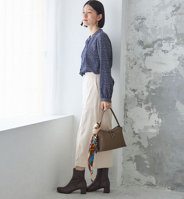 SHIPS for women「〈手洗い可能〉フェイク スエード (ポリエステル) タイト スカート」|タイト|