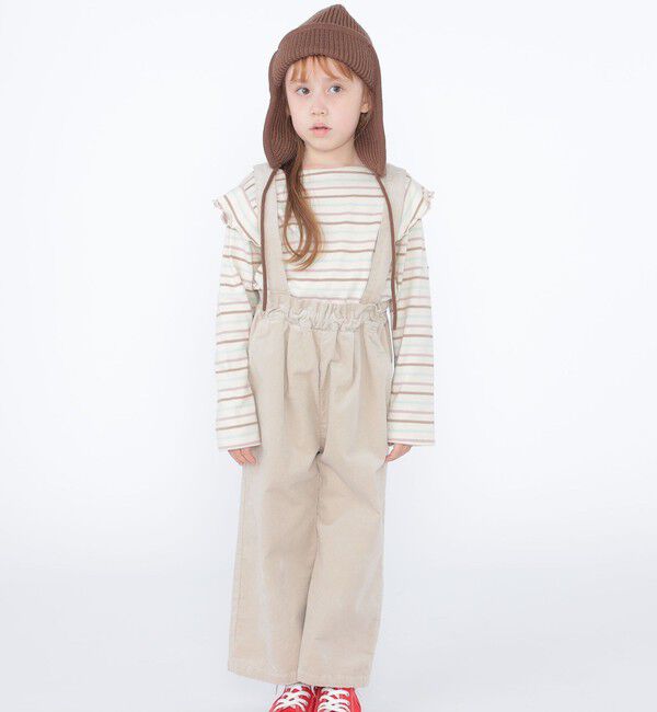 SHIPS KIDS「SHIPS KIDS:100～130cm / コーデュロイ ストラップ ワイド パンツ」|その他|