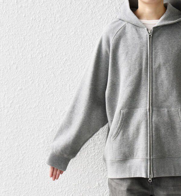 SHIPS any「SHIPS any:〈洗濯機可能〉USAコットン 裏起毛 ジップ スウェット パーカー」|パーカー|
