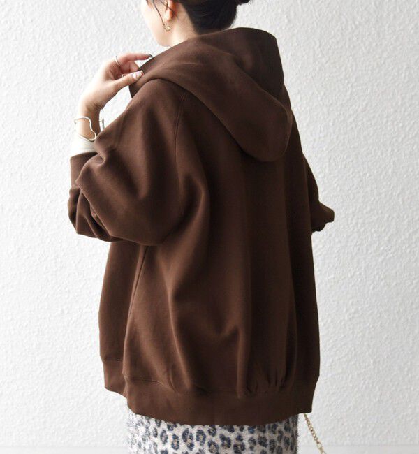 SHIPS any「SHIPS any:〈洗濯機可能〉USAコットン 裏起毛 ジップ スウェット パーカー」|パーカー|