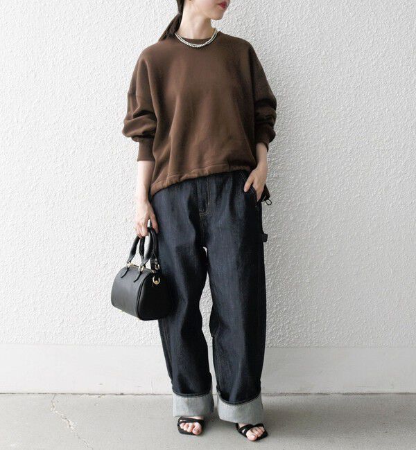 SHIPS any「【WEB限定】SHIPS any:〈洗濯機可能〉USA コットン 裏起毛 コクーン プルオーバー」|スウェット・ジャージ|